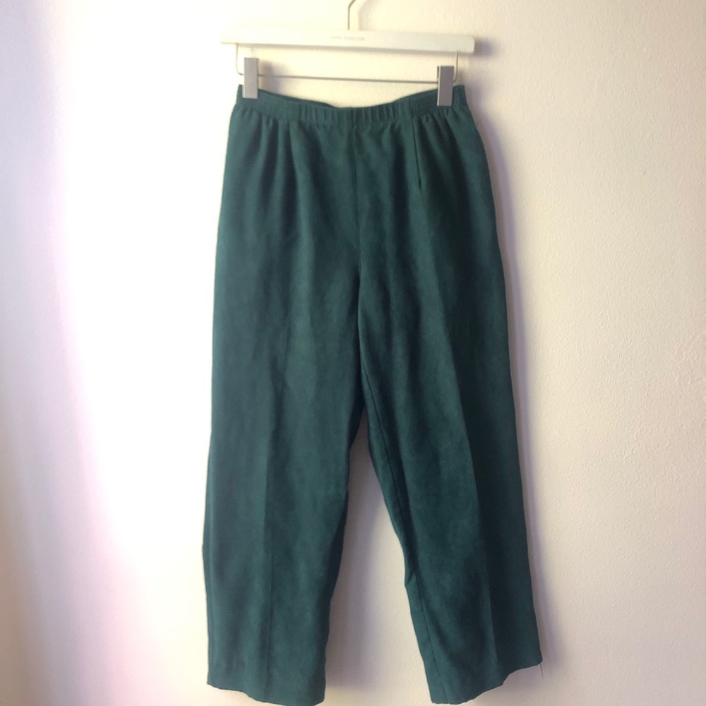 Vintage faux suede trousers